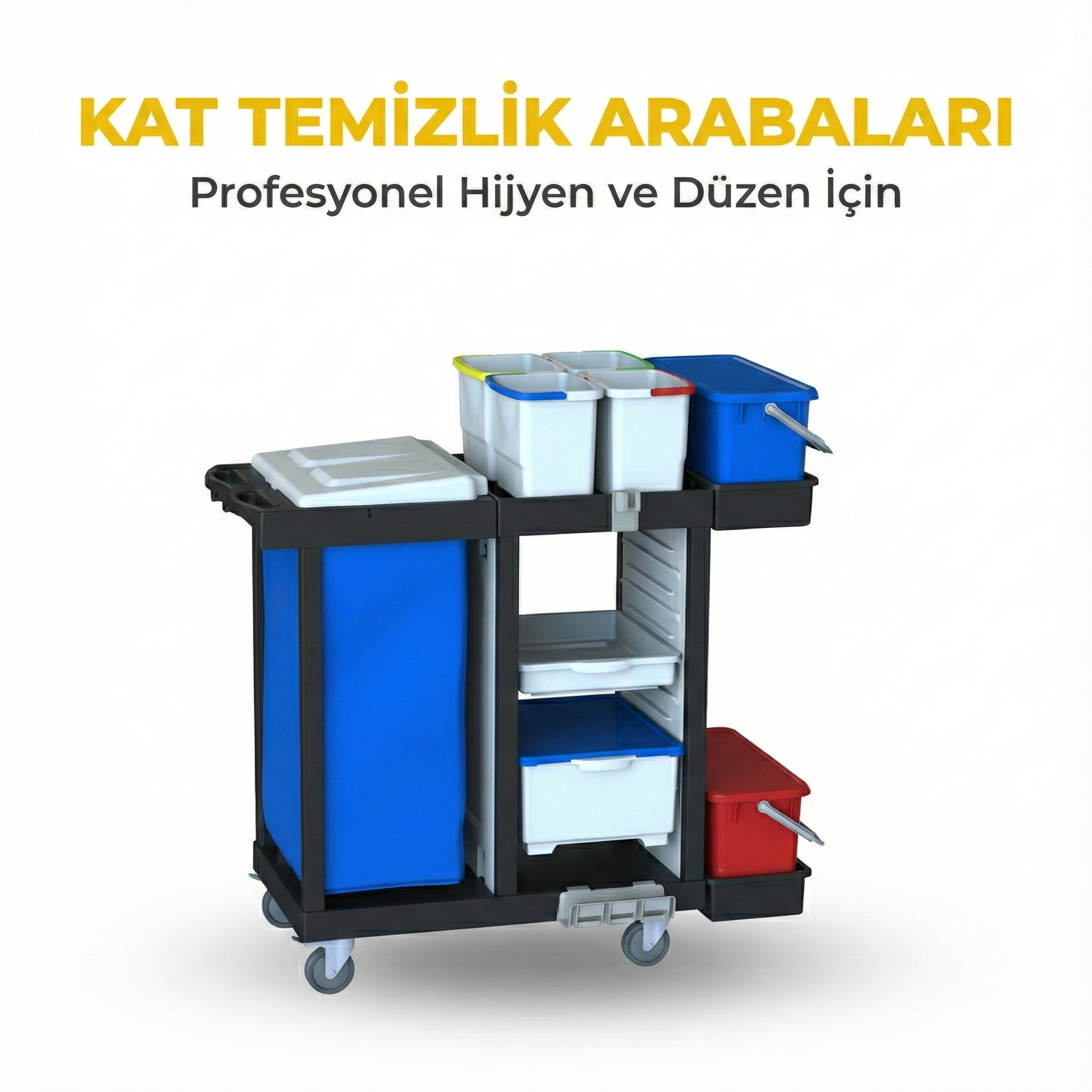 Kat Hizmet ve Temizlik Arabaları