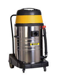 Islak ve Kuru Elektrikli Süpürge 602 WD Metal Çift Motorlu