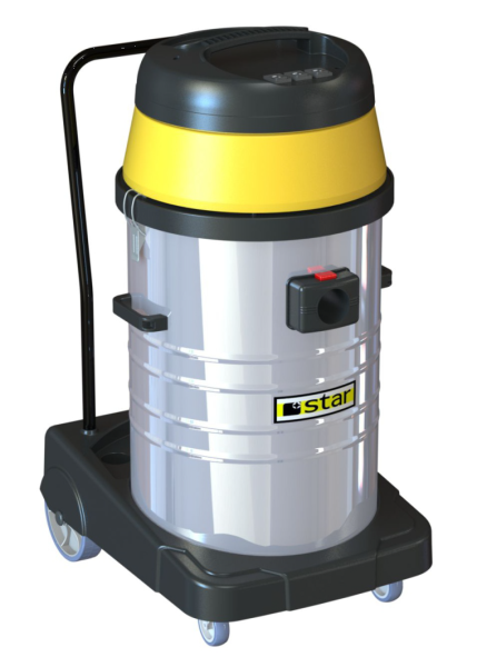 Islak ve Kuru Elektrikli Süpürge 603 WD Metal Üç Motorlu