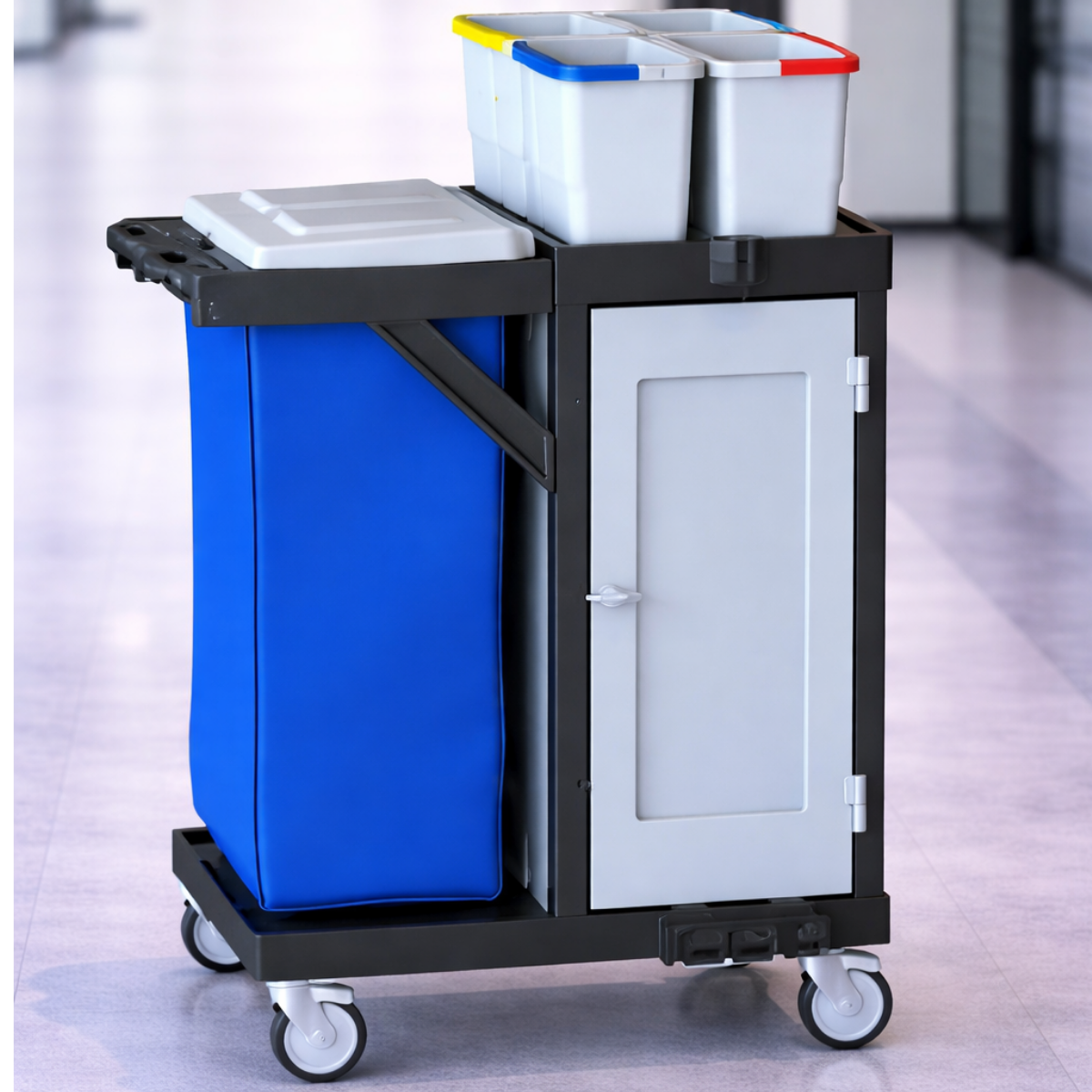 STAFF C 111 D Profesyonel Kapalı Gövdeli Atık Toplama ve Hijyen Arabası