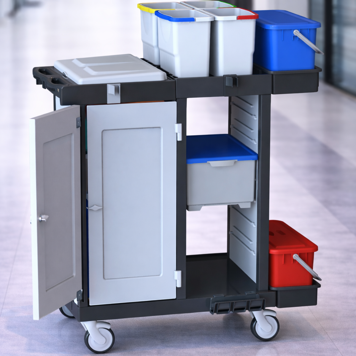 STAFF C 111 SD5Y2 Profesyonel Hibrit Gövdeli ve Çift Yan İstasyonlu Servis Arabası