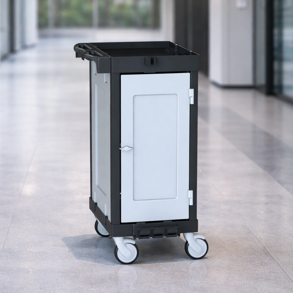 STAFF C 041 0D Profesyonel Kapalı Gövdeli Temizlik Arabası