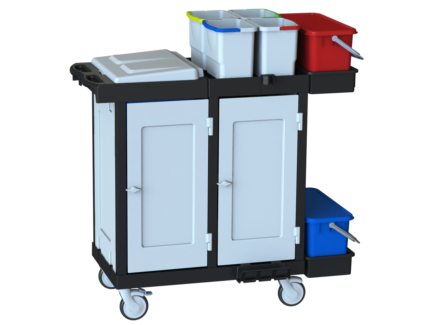 STAFF C 111 SD2Y2 Profesyonel Tam Kapalı ve Çift Yan Kova İstasyonlu Servis Arabası