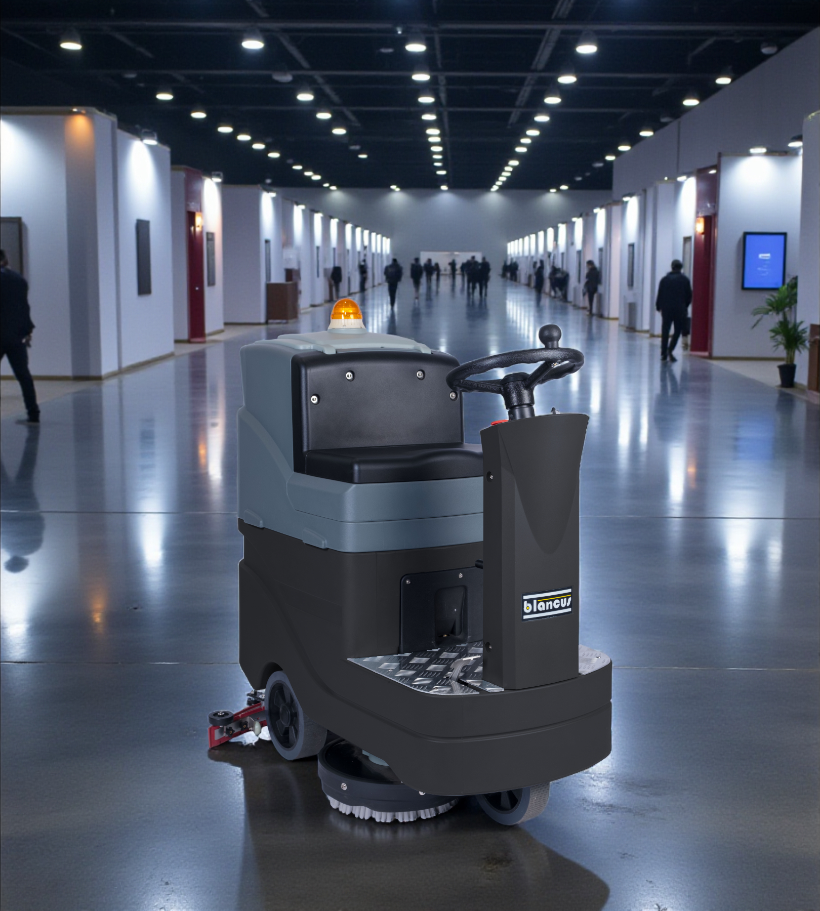 Binilebilir Yer Yıkama ve Temizlik Arabası