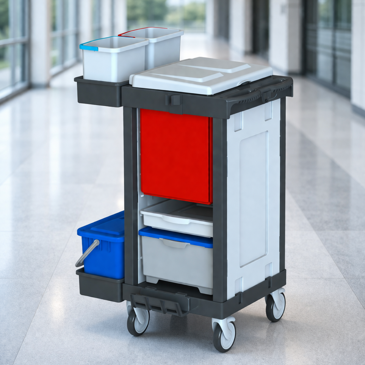 STAFF C 041 BTYCY Profesyonel Modüler Hijyen ve Servis Arabası