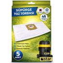 Orta Boy Tip Elektrikli Süpürge Toz Torbası (5 ADET)