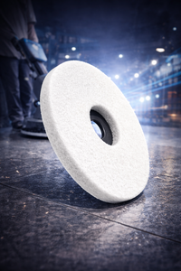 Zemin Yer Yıkama Pedi Beyaz 17'' 43 Cm