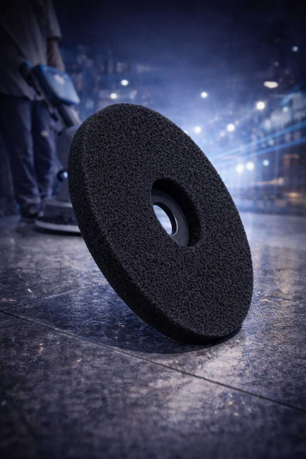 Zemin Yer Yıkama Pedi Siyah 20'' 51 Cm